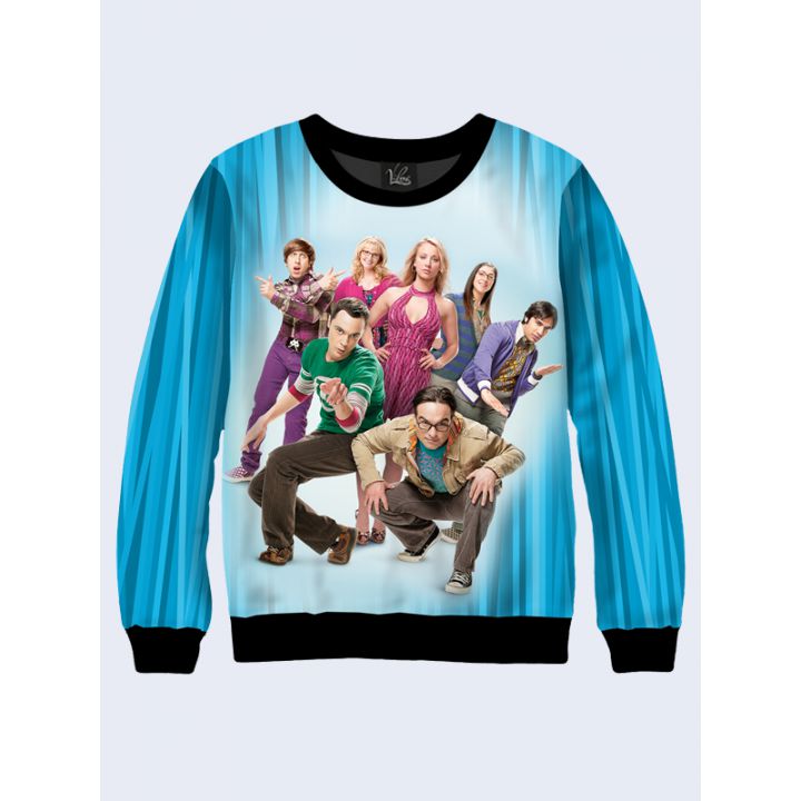 Женский Свитшот Теория большого взрыва герои