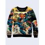 3D Мужской свитшот DC Comics Superman