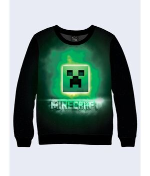 Мужской свитшот Minecraft logo