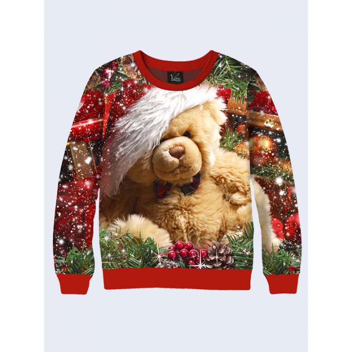 Женский свитшот Christmas bear