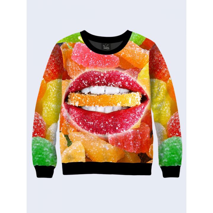 Женский свитшот Сладости губы