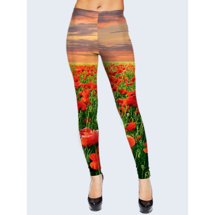 Женские леггинсы Маки закат
