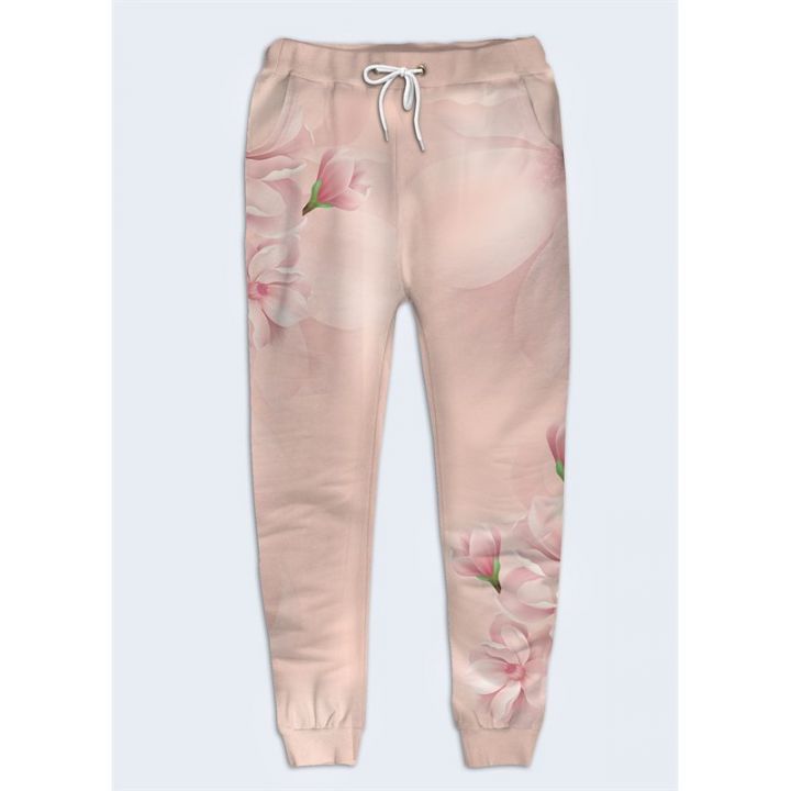 Женские брюки Лепестки цветов