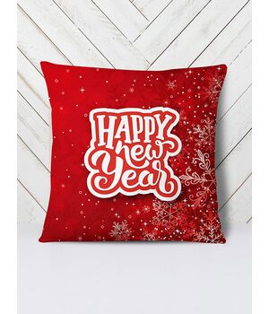 Подушка New Year red