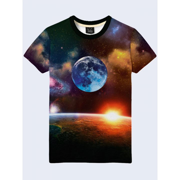 Чоловіча футболка Earth and Moon, 67452