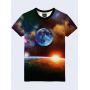 Чоловіча футболка Earth and Moon, 67452