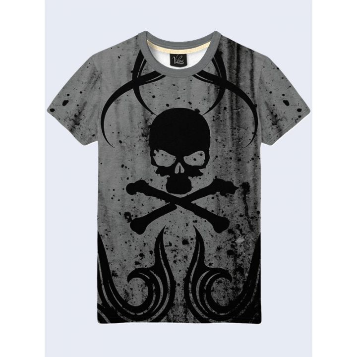 Мужская футболка Skull and bones, 67446