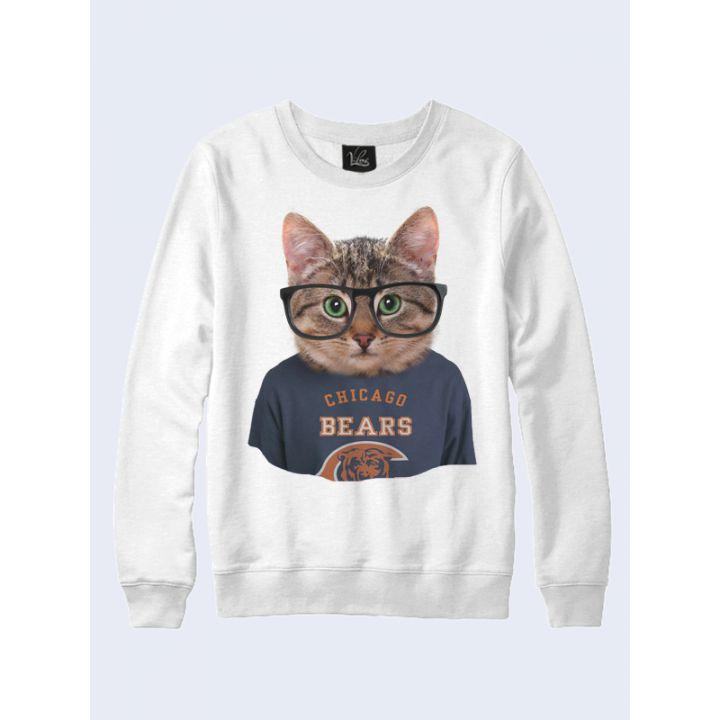 СВІТШОТ CAT CHICAGO BEARS