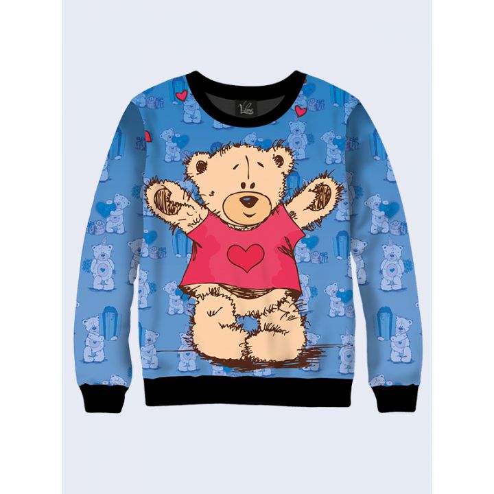 Мужской Свитшот Мишка Тедди мужской