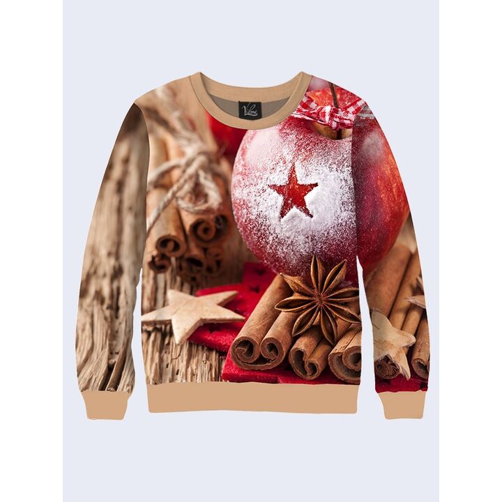 Чоловічий Світшот Apple with cinnamon