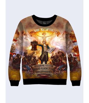 Свитшот For god and country