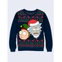 Новогодний свитшот мужской Rick and Morty Christmas