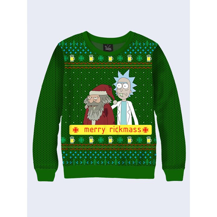 Мужской Свитшот Rick Christmas