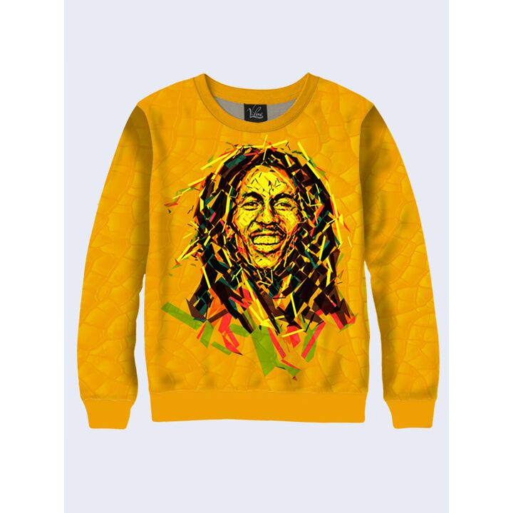 Мужской Свитшот Jamaican musician Bob Marley art