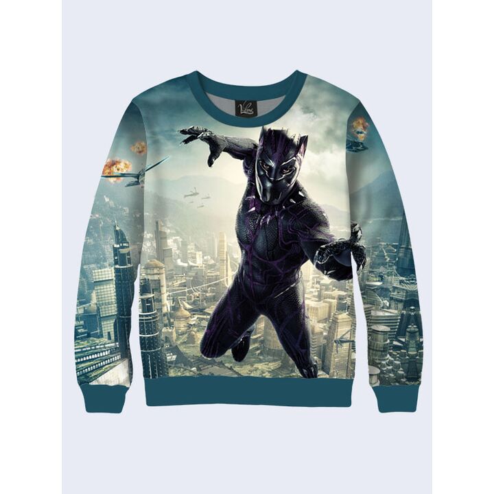 Мужской Свитшот Black Panther Marvel