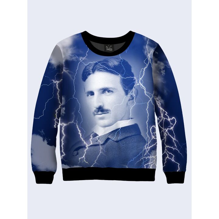 Чоловічий Світшот Nikola Tesla