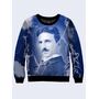 Чоловічий Світшот Nikola Tesla
