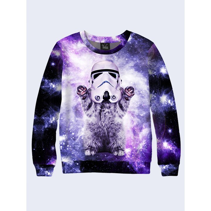 Чоловічий Світшот Stormtrooper cat