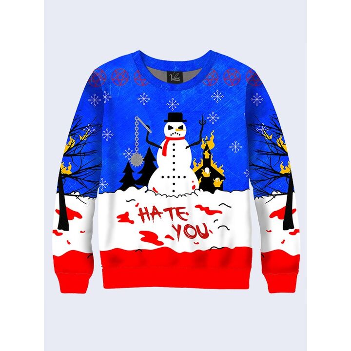 Мужской Свитшот Killer snowman