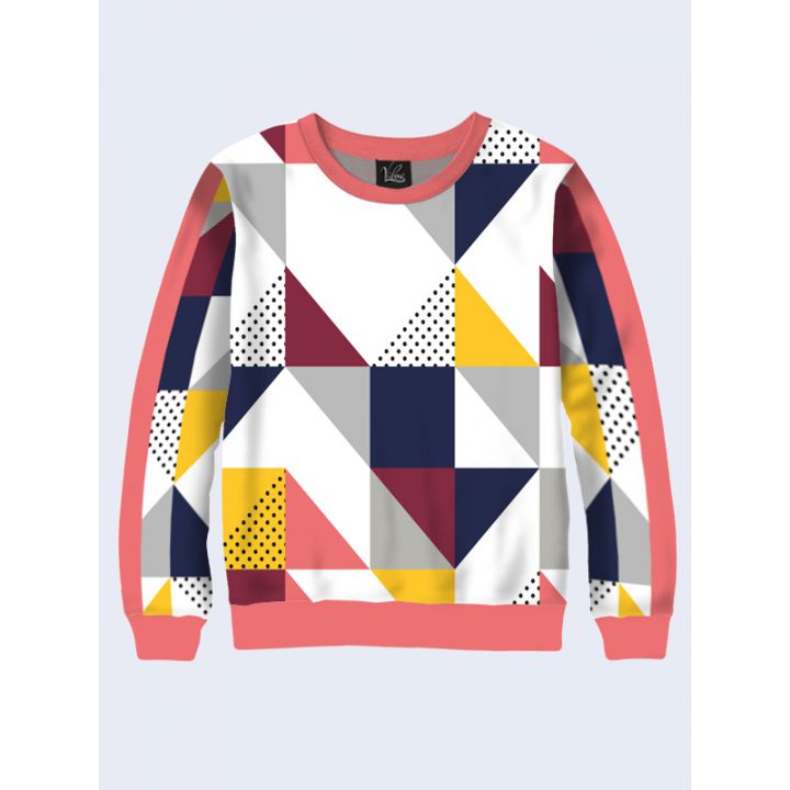 Мужской Свитшот Геометрические фигуры