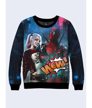 Свитшот Harley and Deadpool