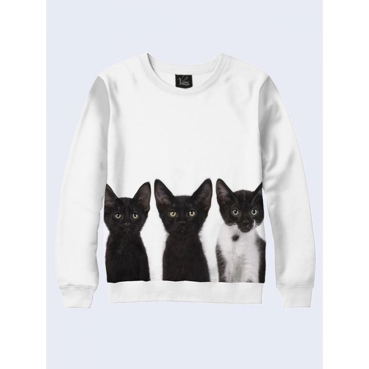 Світшот Three cats