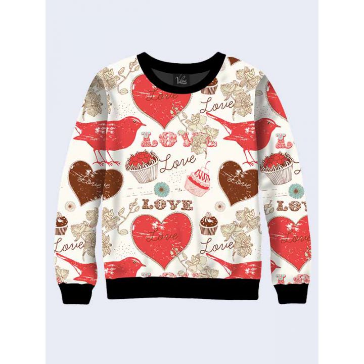 СВІТШОТ LOVE AND CUPCAKES
