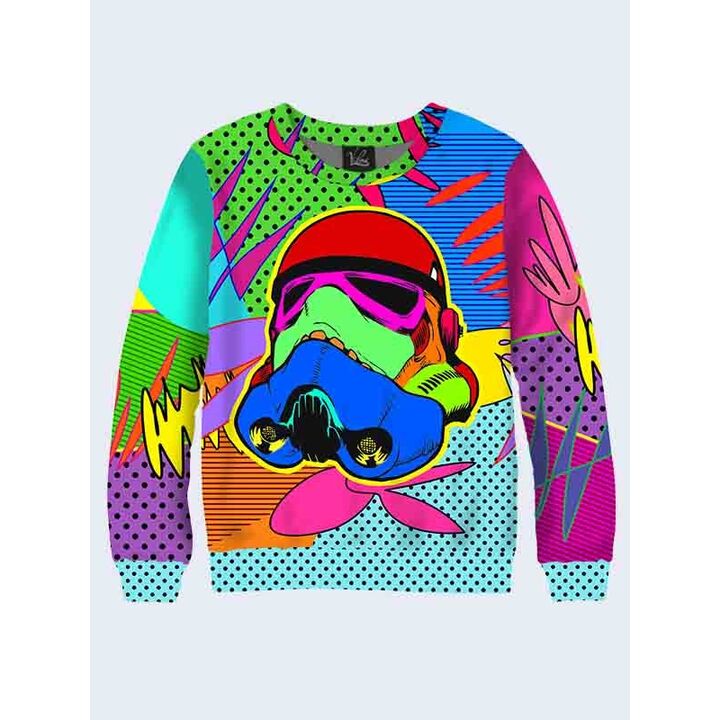 Мужской Свитшот Colored stormtrooper