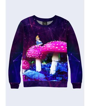 Світшот Alice and giant mushrooms