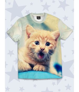 Футболка cat Orange