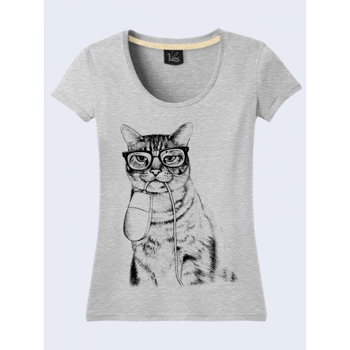 Футболка Кіт з мишкою