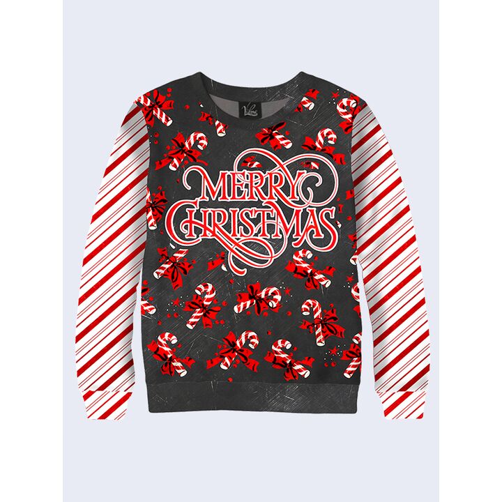 Мужской Свитшот Christmas candies