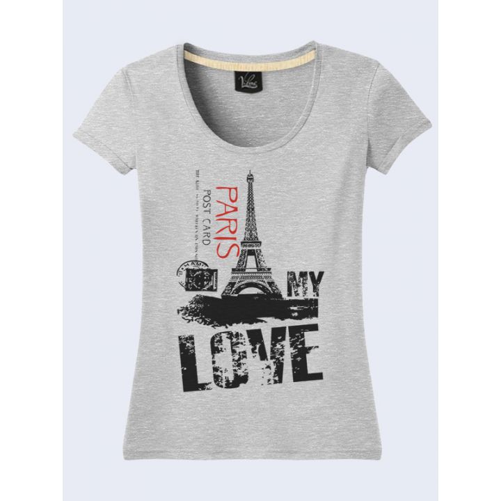 Футболка Paris Post card