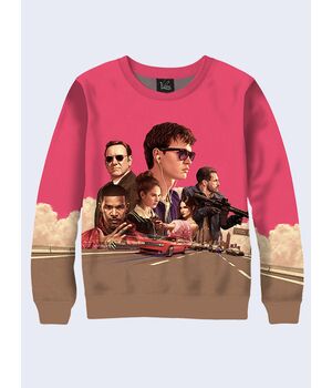 Свитшот Baby Driver characters