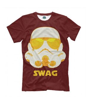 Прикольна футболка Стар Варс з малюнком Swag Wars
