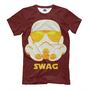 Прикольна чоловіча футболка Стар Варс з малюнком Swag Wars