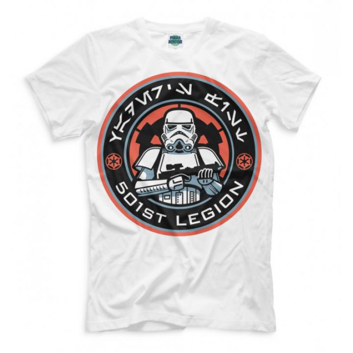 Мужская Прикольная футболка с рисунком звездные войны 501-й легион