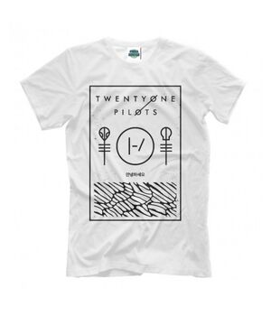 Стильная футболка с рисунком Белый Twenty One Pilots