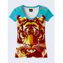 Женская Футболка Bright tiger