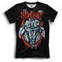 Мужская Прикольная футболка с рисунком Козел черная Slipknot