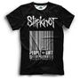 Мужская Прикольная футболка с рисунком Штрихкод Slipknot