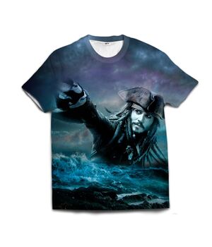Чоловіча футболка з 3D принтом 57382