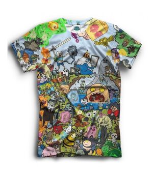 Прикольная футболка с рисунком Вселенная Adventure Time