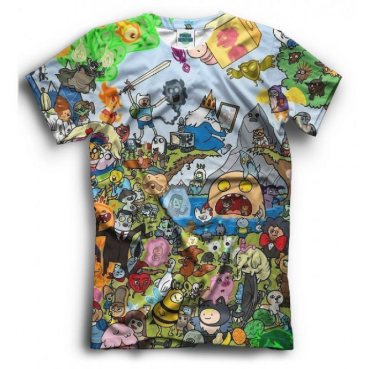 Прикольна чоловіча футболка з малюнком Всесвіт Adventure Time