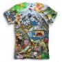 Прикольна чоловіча футболка з малюнком Всесвіт Adventure Time