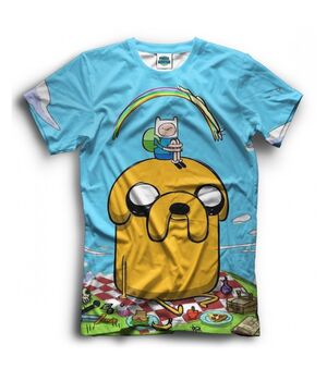 Прикольна футболка з малюнком Пікнік Adventure Time
