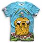 Прикольна чоловіча футболка з малюнком Пікнік Adventure Time