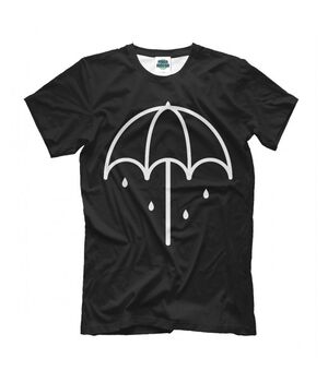 Прикольная футболка с рисунком Зонт Bring Me the Horizon