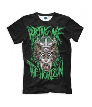 Прикольная футболка с рисунком Волк Bring Me the Horizon