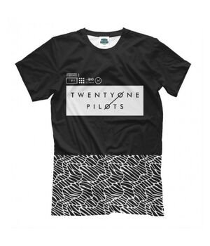 Стильная футболка с рисунком Twenty One Pilots